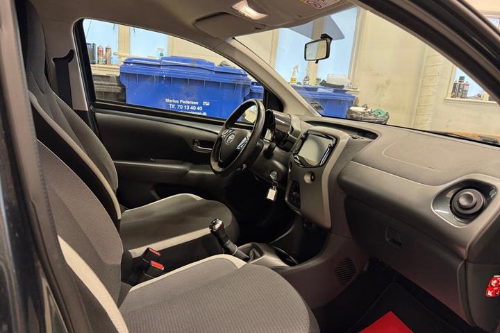 Sort Toyota Aygo fra 2021