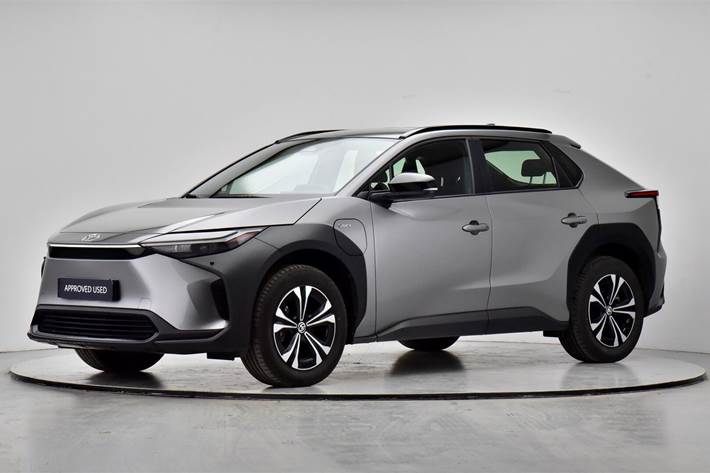 Grå Toyota BZ4X fra 2024