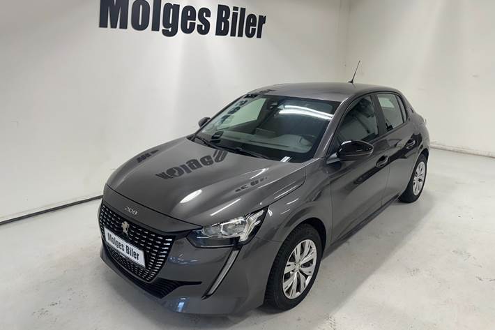 Grå Peugeot 208 fra 2022
