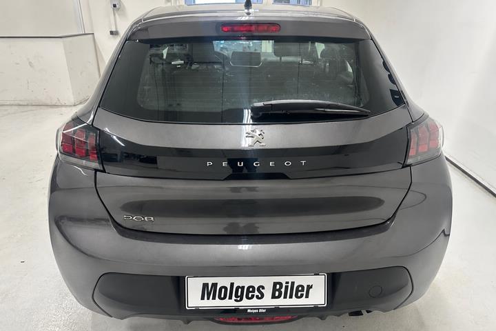 Grå Peugeot 208 fra 2022