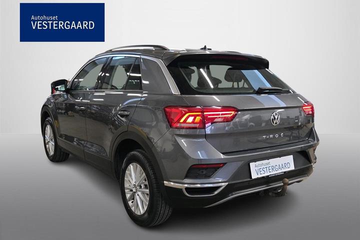Grå VW T-Roc fra 2020