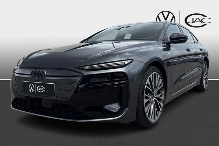 Grå Audi A6 e-tron fra 2025