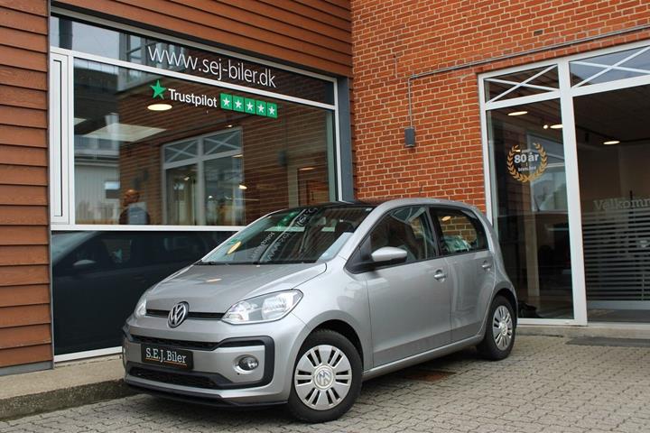 Sølv VW UP! fra 2017