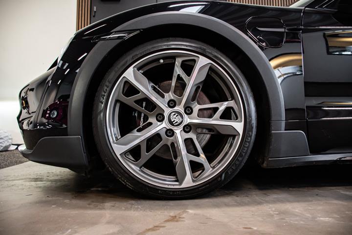 Sort Porsche Taycan 4S fra 2022