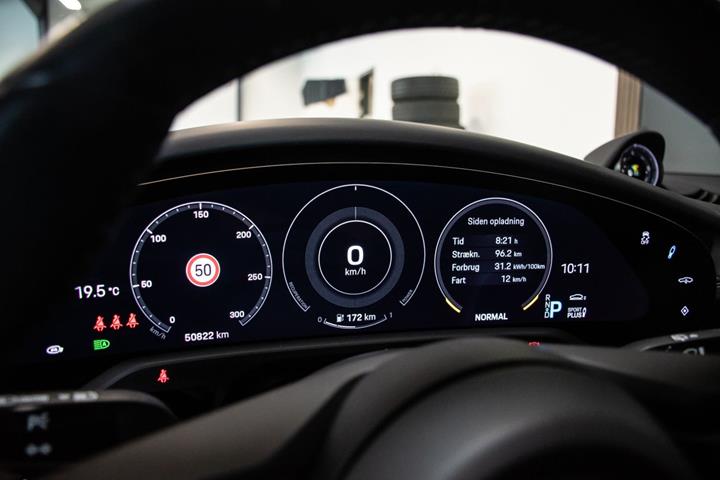 Sort Porsche Taycan 4S fra 2022