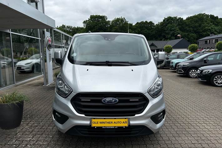 Sølv Ford Transit Custom 300 L2 fra 2019