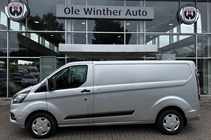 Sølv Ford Transit Custom 300 L2 fra 2019