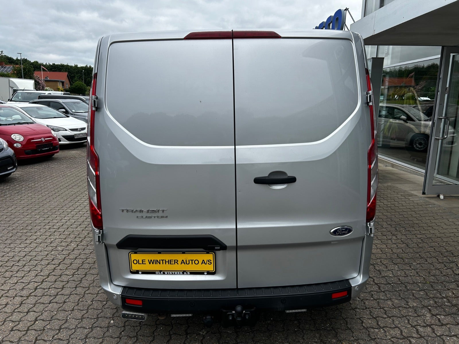 Sølv Ford Transit Custom 300 L2 fra 2019