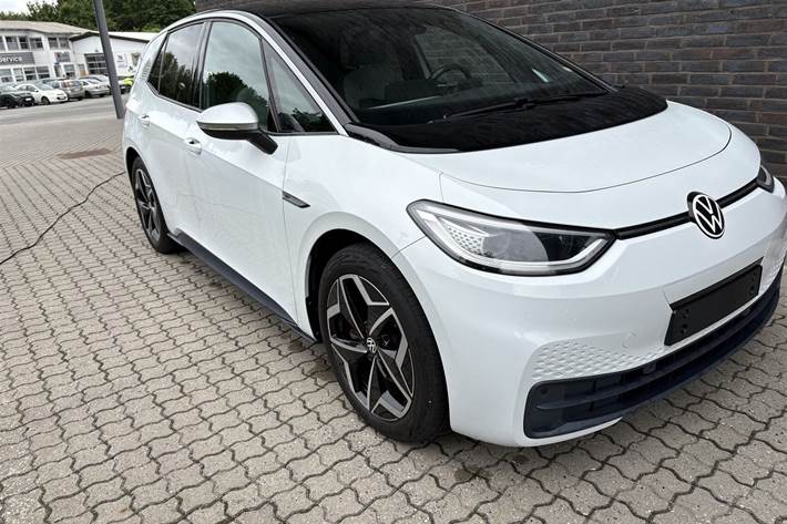 Hvid VW ID.3 fra 2020