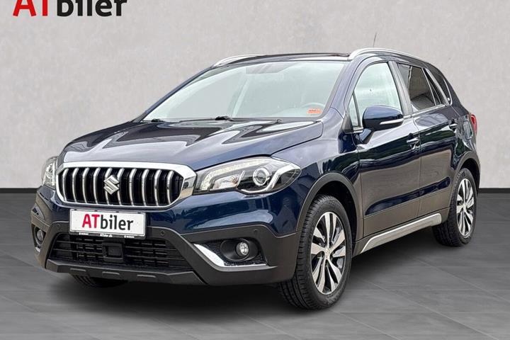 Blå Suzuki S-Cross fra 2021 set udefra