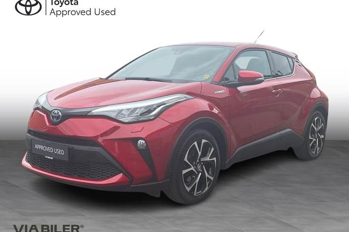 Rød Toyota C-HR fra 2020