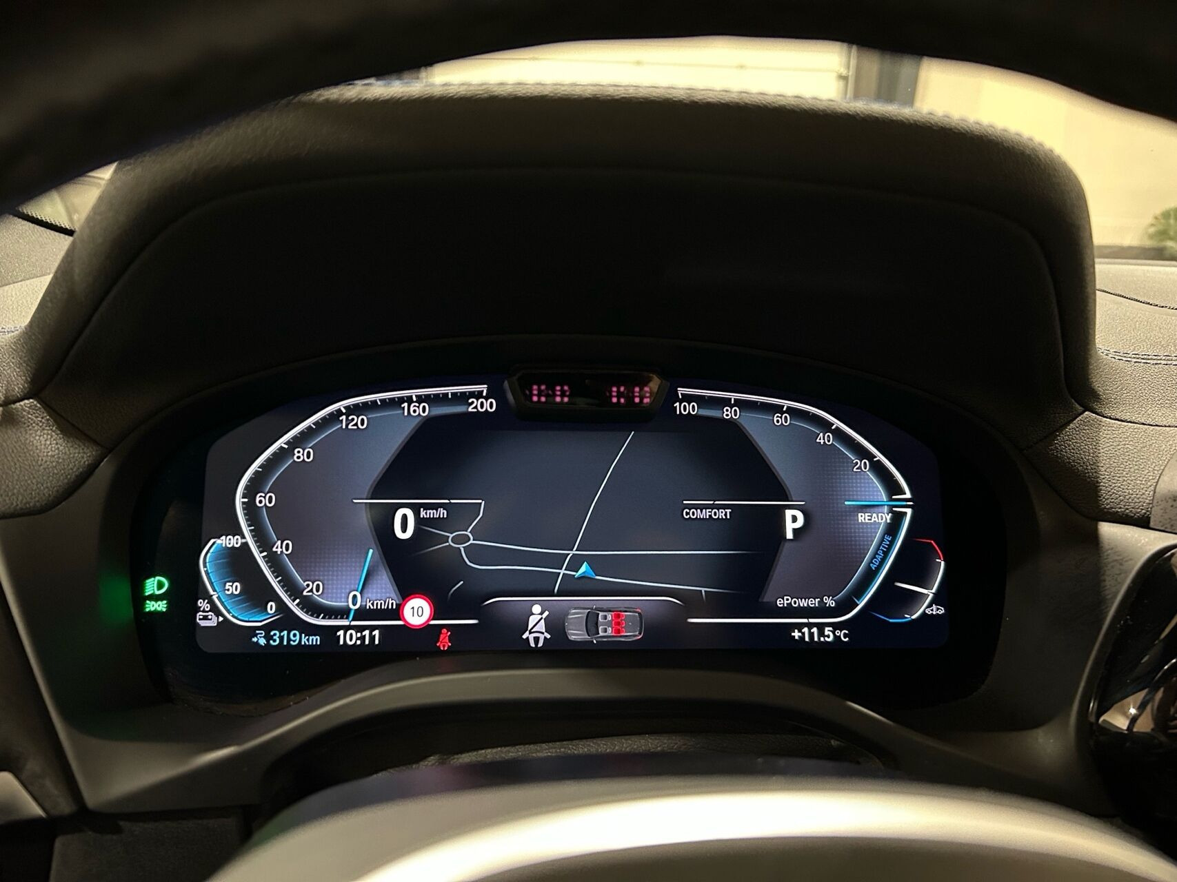 Rød BMW iX3 fra 2023