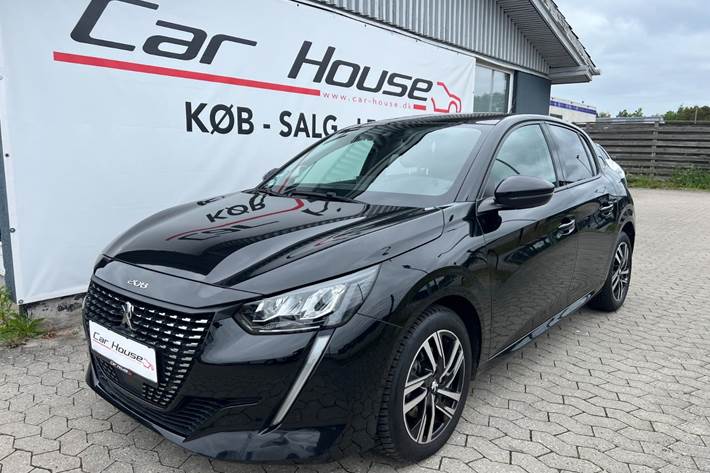 Sort Peugeot 208 fra 2020
