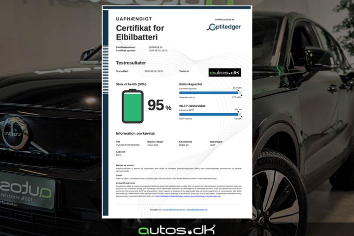 Sort Volvo C40 fra 2023