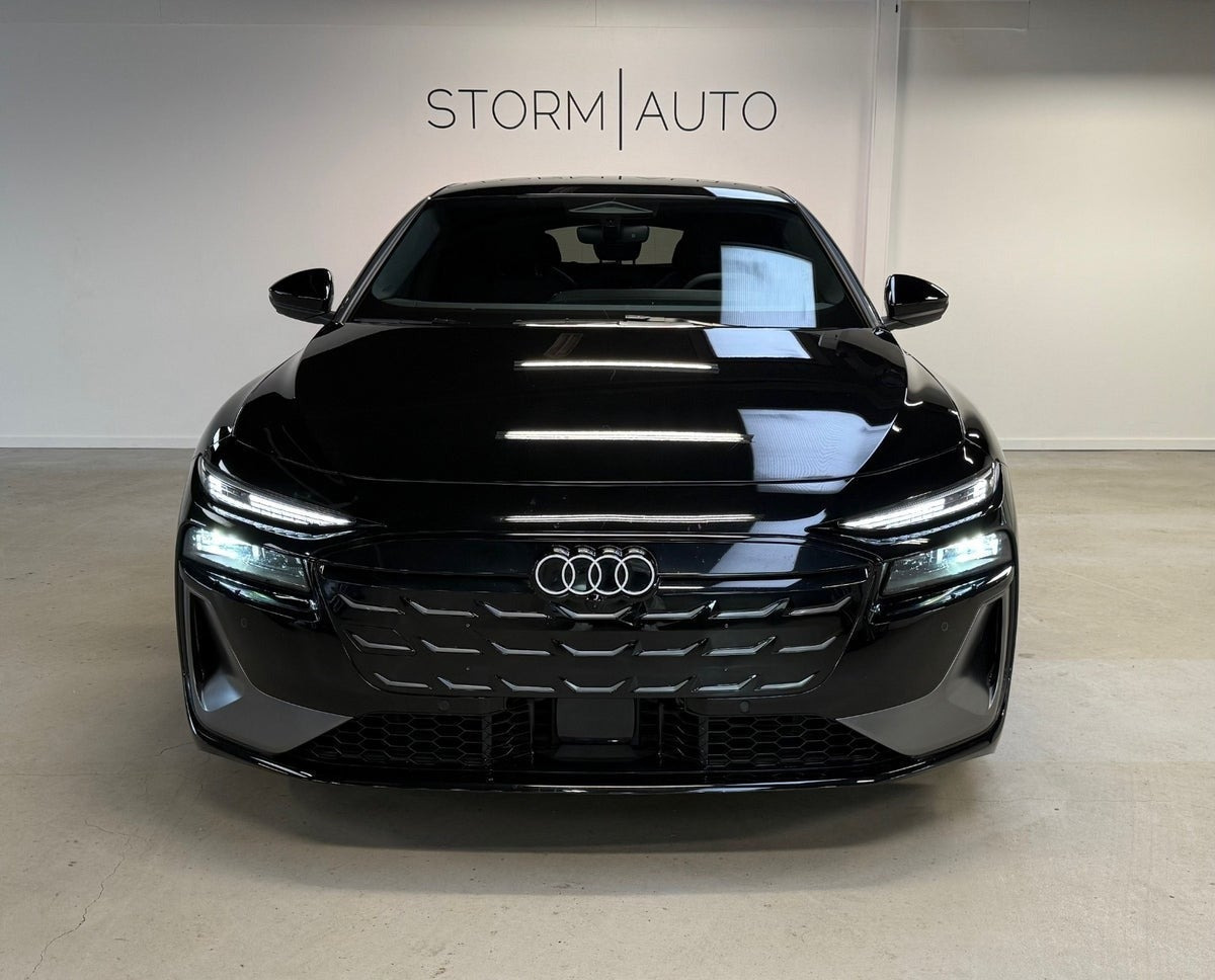 Sort Audi A6 e-tron fra 2025