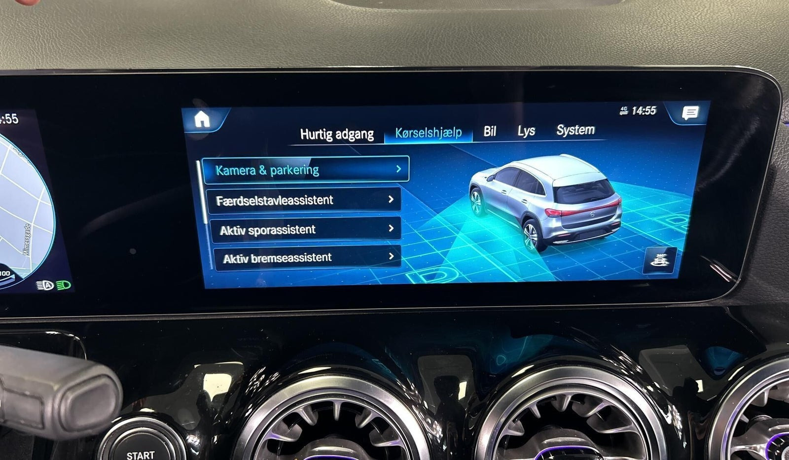 Grå Mercedes EQA250+ fra 2023