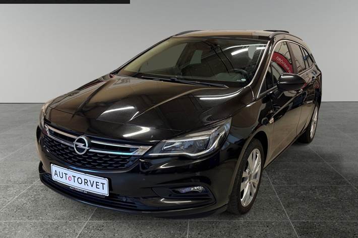 Sort Opel Astra fra 2017