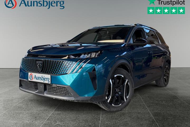 Blå Peugeot e-5008 fra 2025