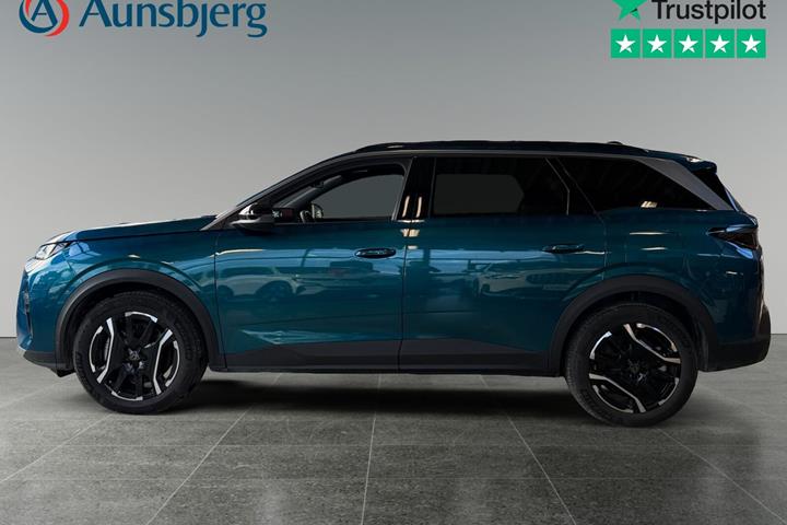 Blå Peugeot e-5008 fra 2025
