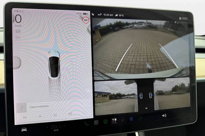 Hvid Tesla Model 3 fra 2020