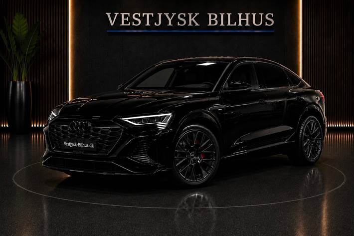 Sort Audi Q8 e-tron fra 2024