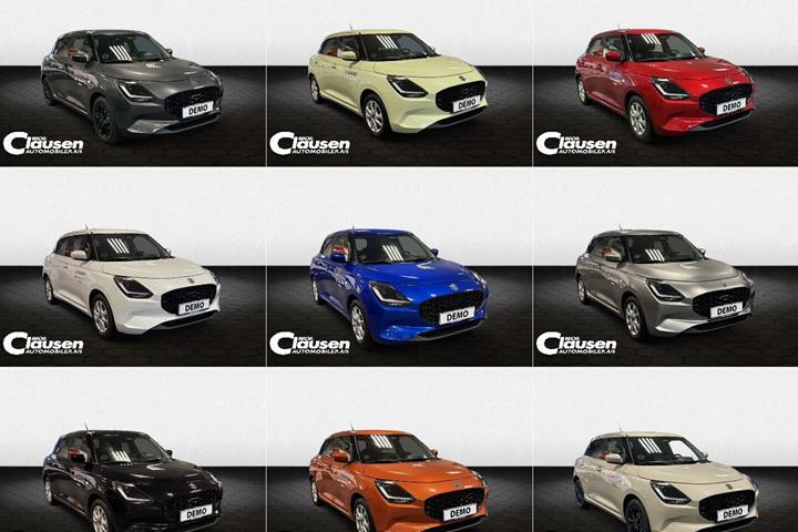 Grå Suzuki Swift fra 2026