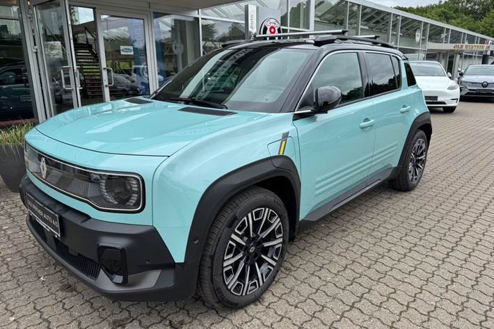 Blå Renault 4 E-Tech fra 2025