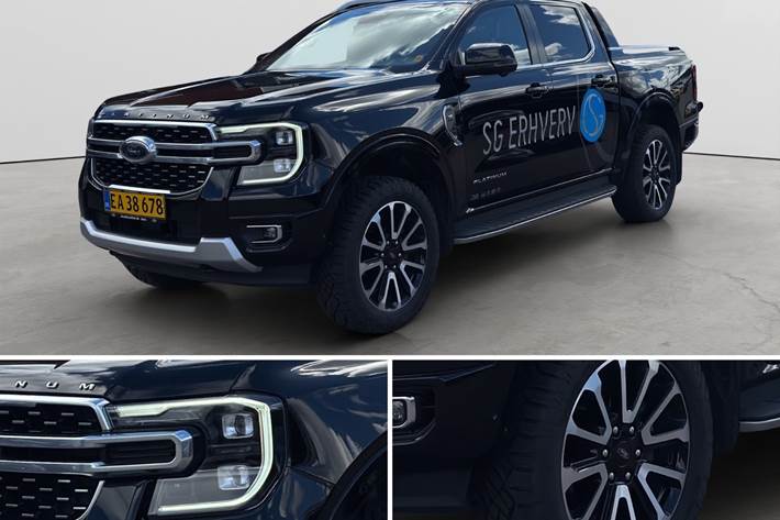 Sort Ford Ranger fra 2024