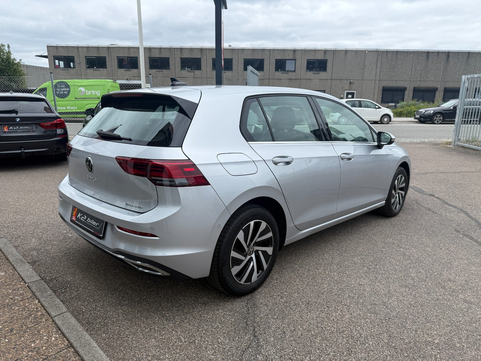 Sølv VW Golf VIII fra 2021