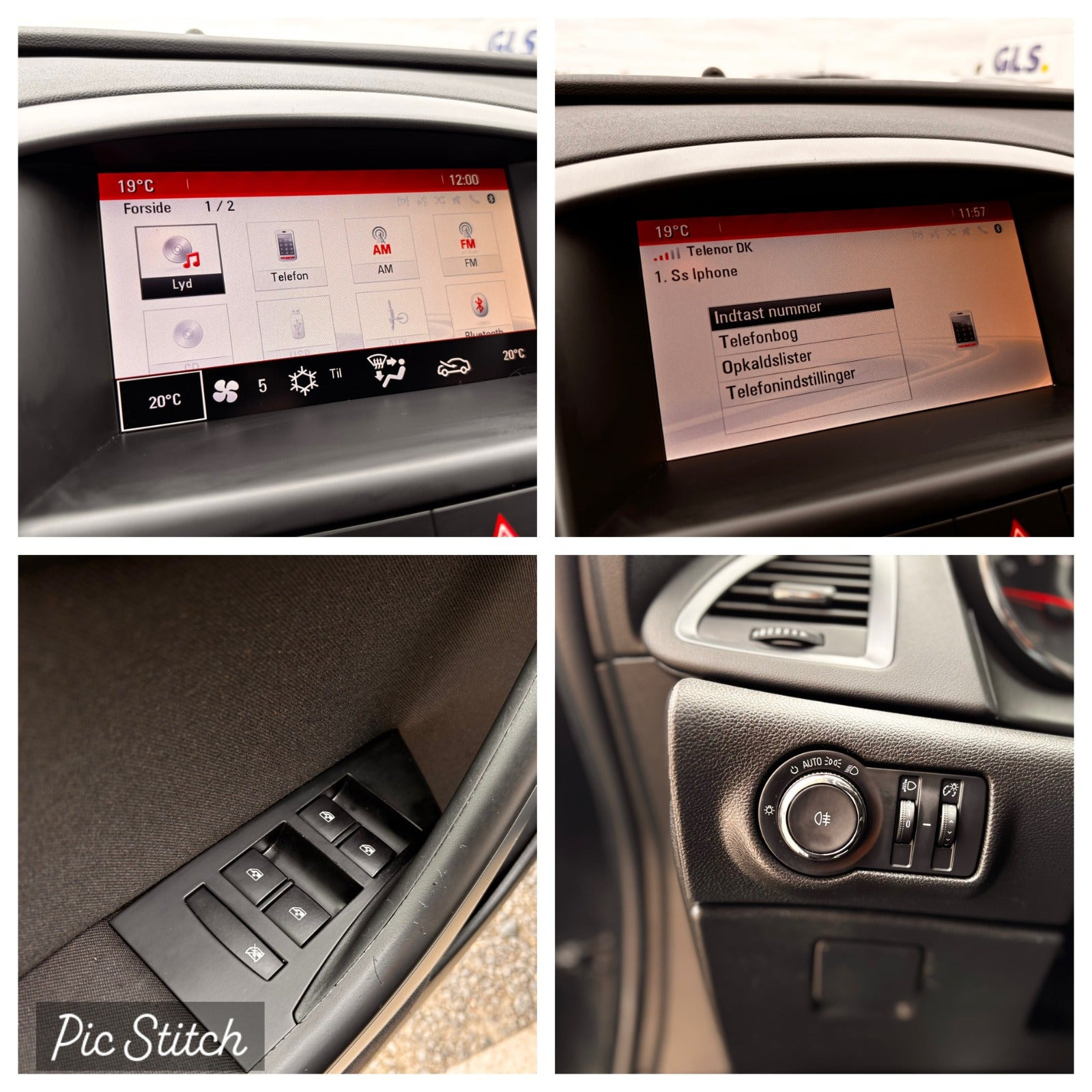 Sort Opel Astra fra 2015