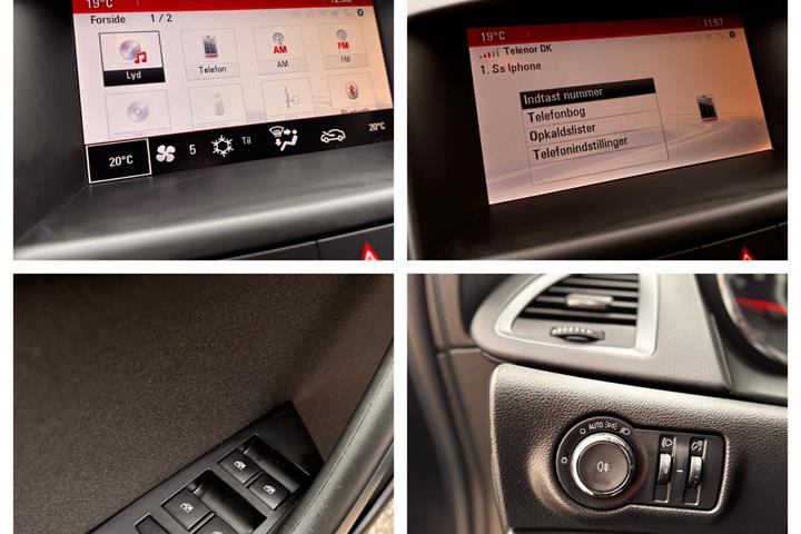 Sort Opel Astra fra 2015