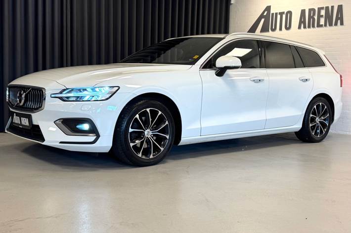Hvid Volvo V60 fra 2019