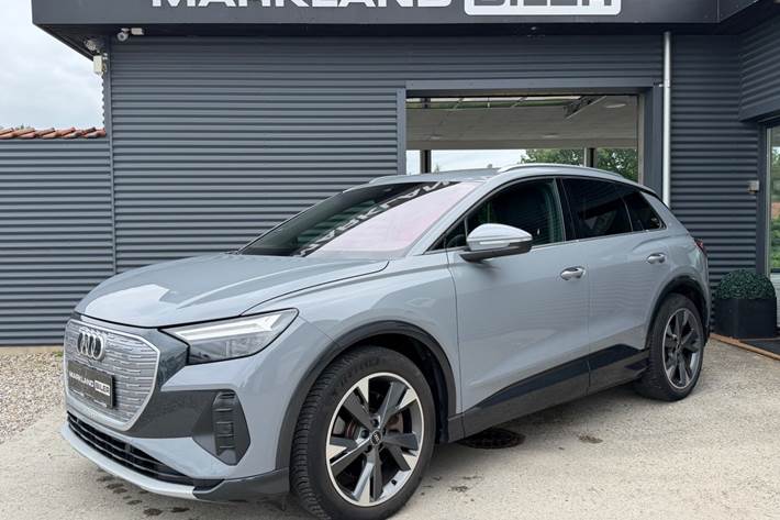 Grå Audi Q4 e-tron fra 2022