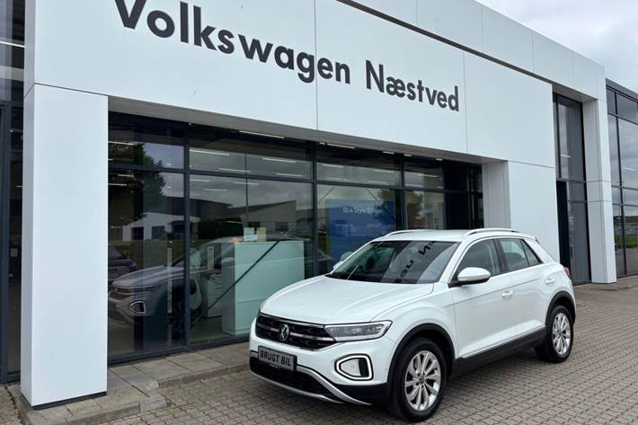 Hvid VW T-Roc fra 2022
