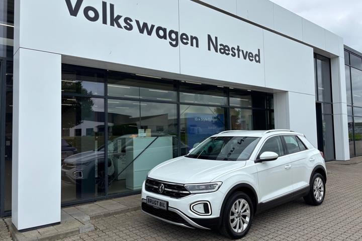 Hvid VW T-Roc fra 2022