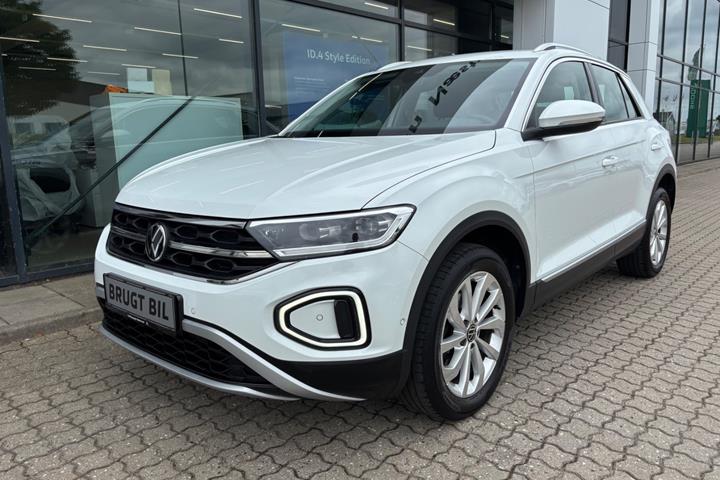 Hvid VW T-Roc fra 2022
