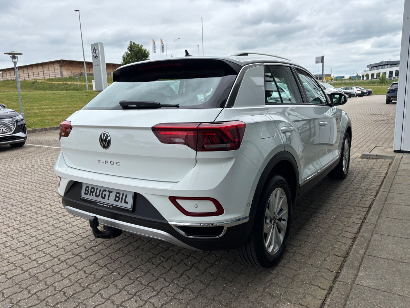 Hvid VW T-Roc fra 2022