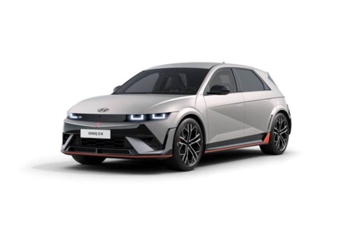 Grå Hyundai Ioniq 5 fra 2026