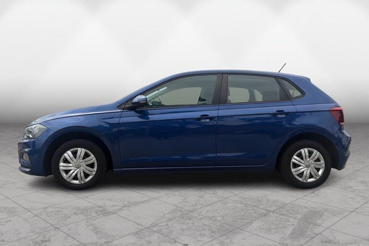 Blå VW Polo fra 2018