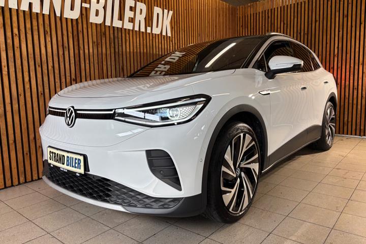 Hvid VW ID.4 fra 2024 set udefra