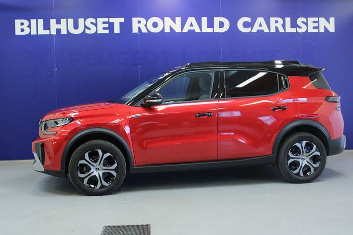 Rød Citroën e-C3 Aircross fra 2025