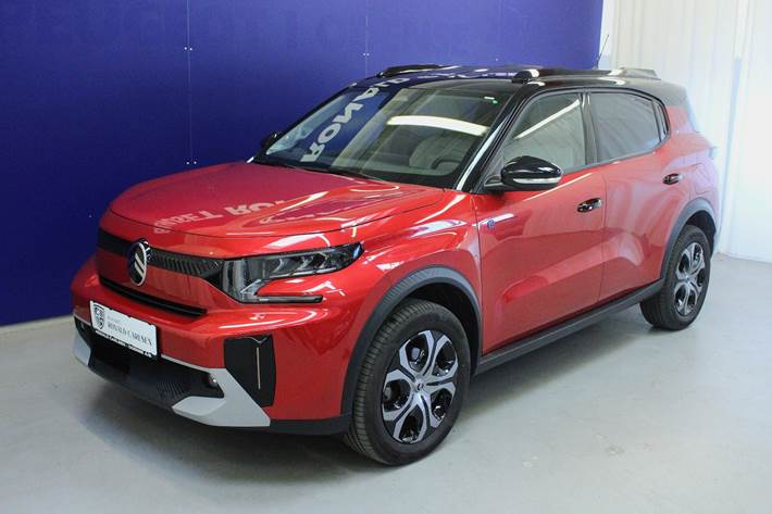 Rød Citroën e-C3 Aircross fra 2025