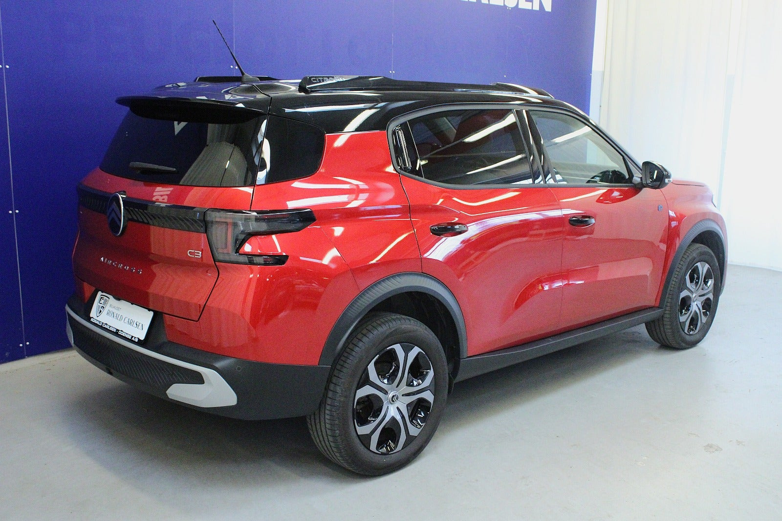 Rød Citroën e-C3 Aircross fra 2025