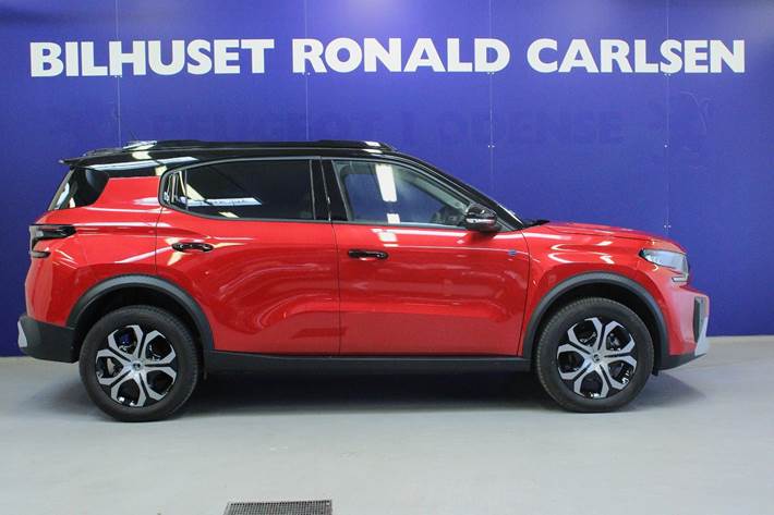Rød Citroën e-C3 Aircross fra 2025