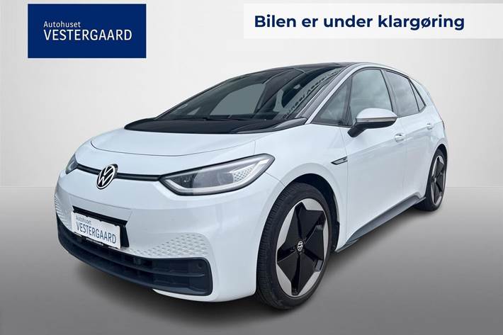 Hvid VW ID.3 fra 2020