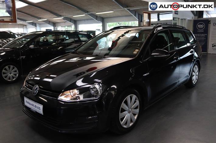 Sort VW Golf VII fra 2015