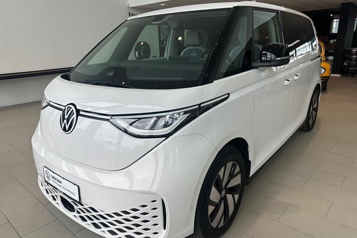 Hvid VW ID.Buzz fra 2023 set udefra