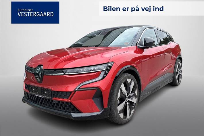 Rød Renault Megane E-Tech fra 2022