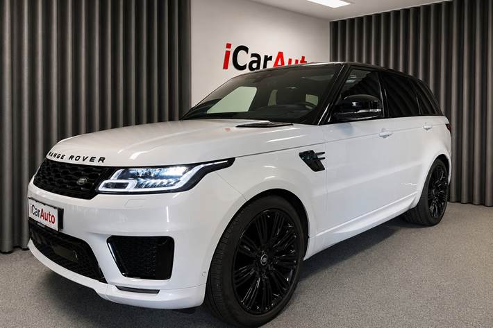 Hvid Land Rover Range Rover sport fra 2019