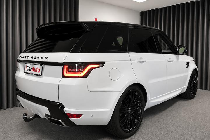 Hvid Land Rover Range Rover sport fra 2019